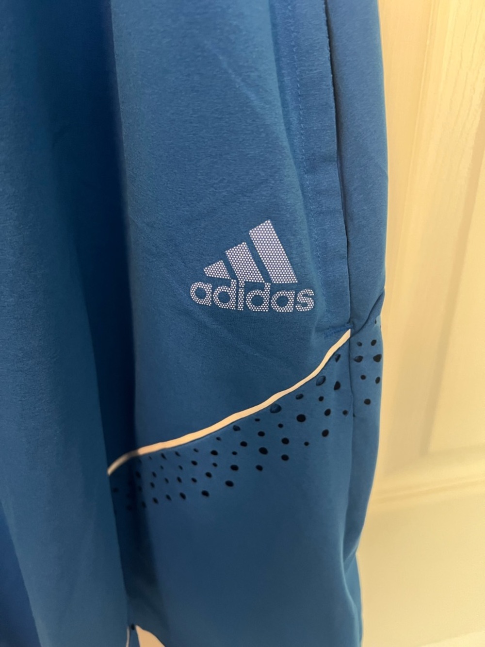 Adidas Womens Perforated Color Pop Golf Tennis Dress Blue Racerback Size XL - Picture 7 of 10